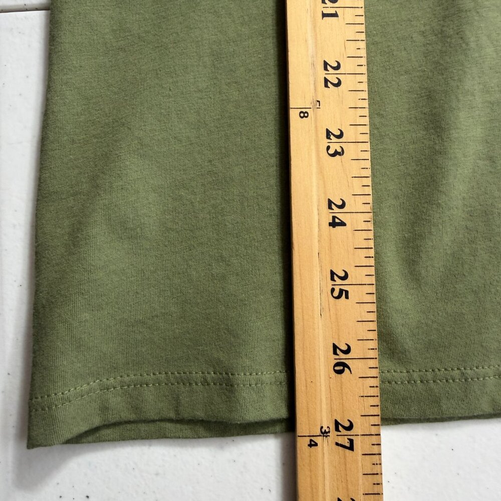 ATM Anthony Thomas Melillo Olive Green Long Sleeve Scoop Neck Tee Women's L NWOT - Picture 11 of 12